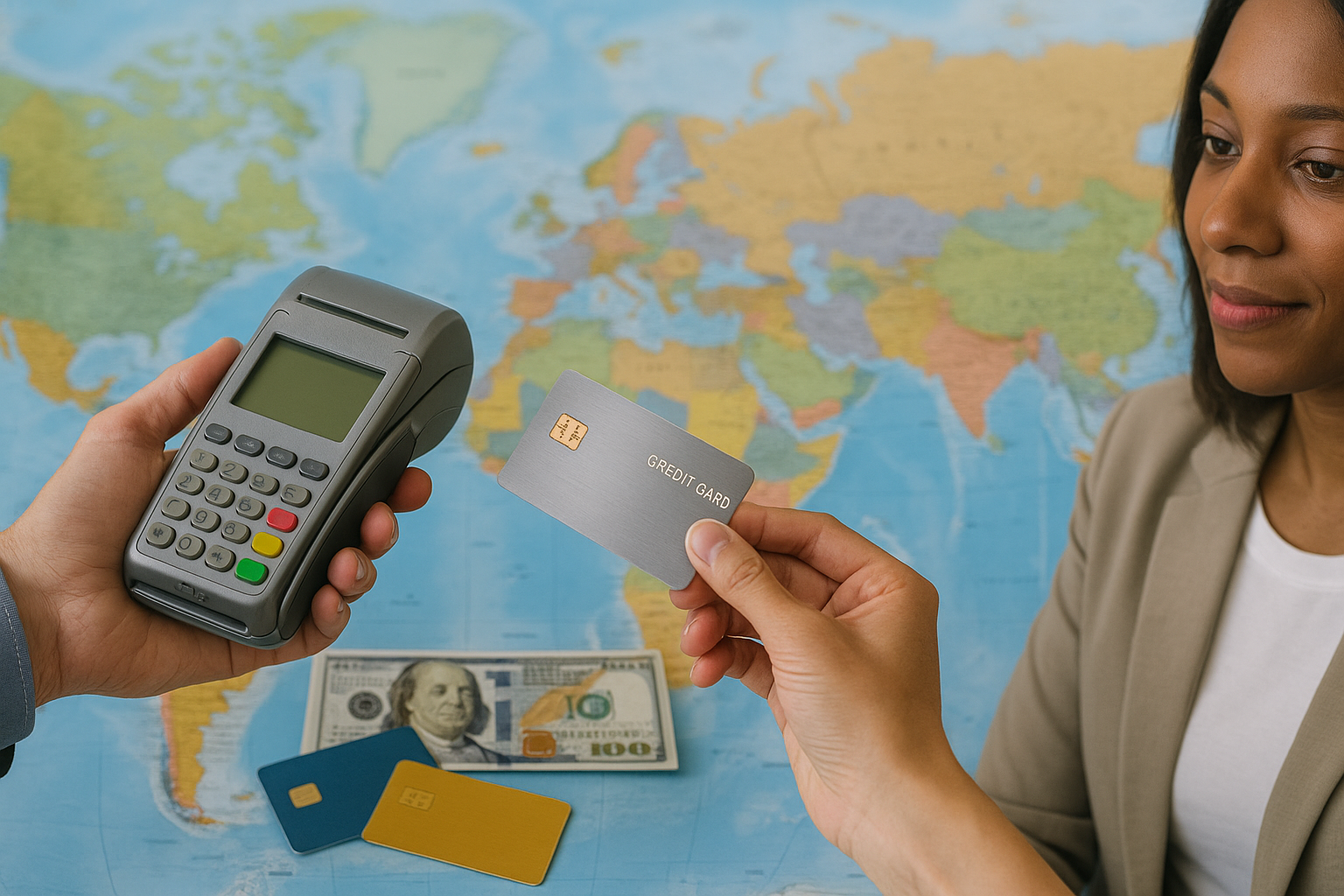 credit cards in the global payment system