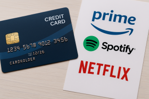 integrated subscription credit cards