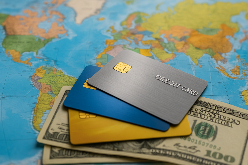 credit cards in the global payment system