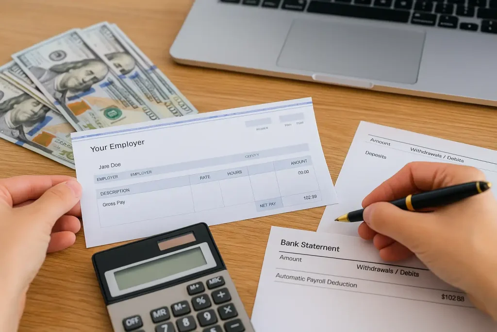 Automatic payroll deduction loans